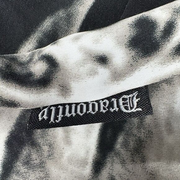 Vintage Dragonfly Gargoyle Shirt XL Black Gothic Demon Obscene Rare Y2K - Picture 5 of 8